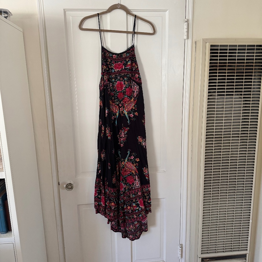 Spell & the Gypsy Hotel Paradiso black strappy dress — M